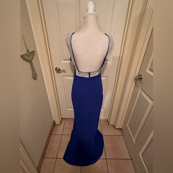 Royal blue evening gown - Picture 2 of 3